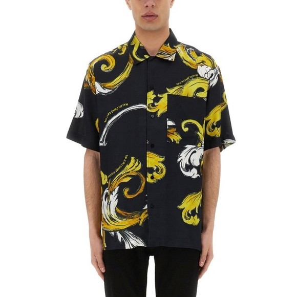 Versace Jeans Couture Baroque Outline Print Shirt - NWT - Picture 1 of 4